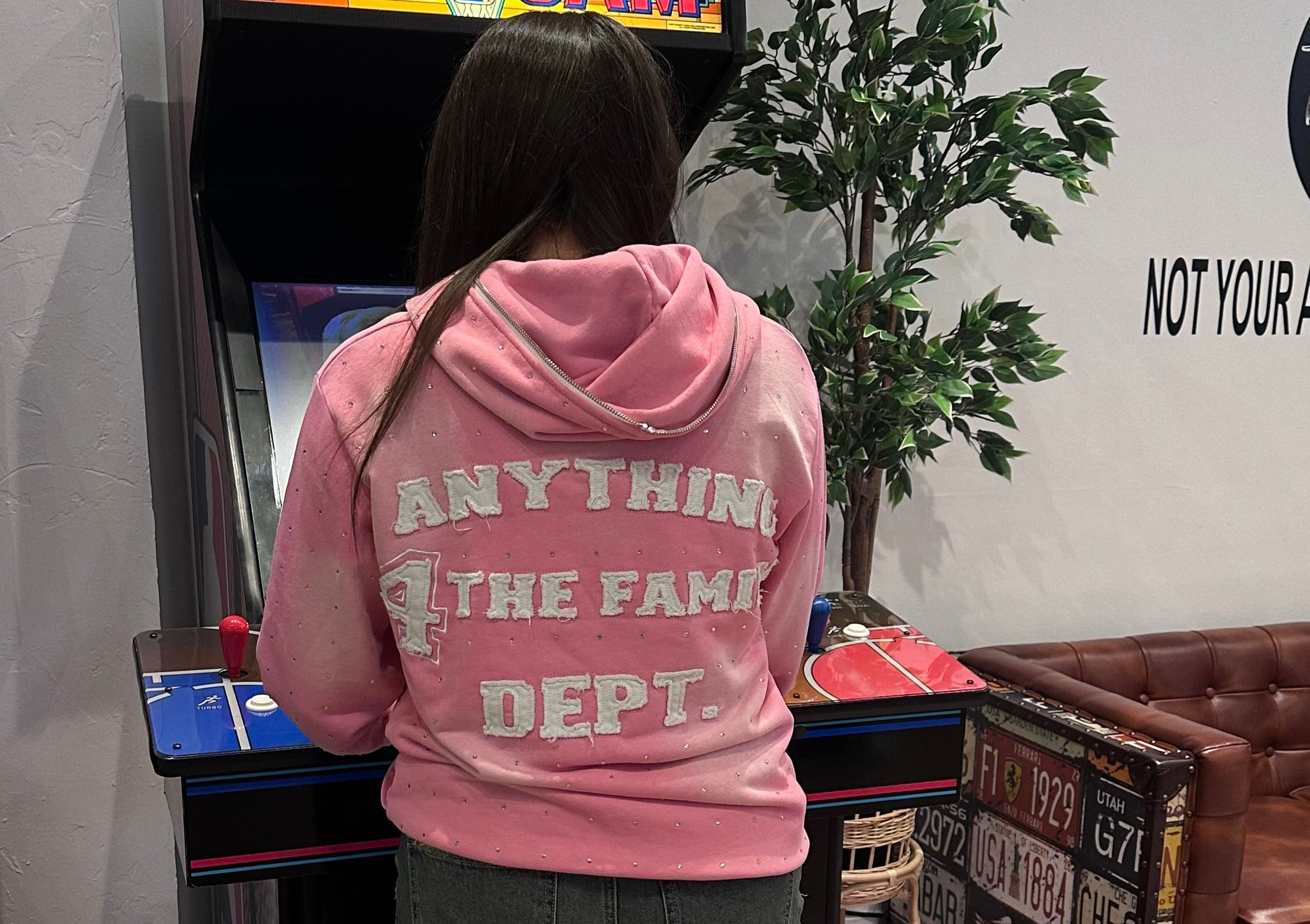 Pink Bubble Gum Full Zip Up
