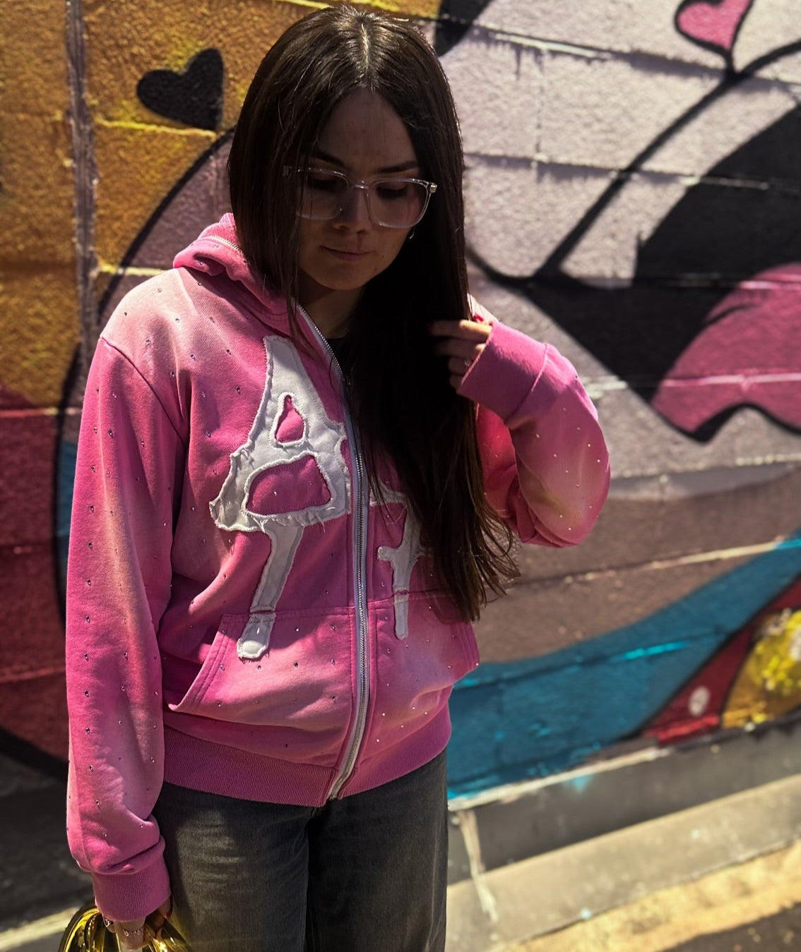 Pink Bubble Gum Full Zip Up